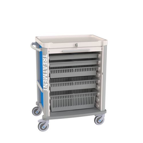 Carrinho hospitalar - Eolis® - VILLARD MÉDICAL - de emergência / para hospital / de transporte