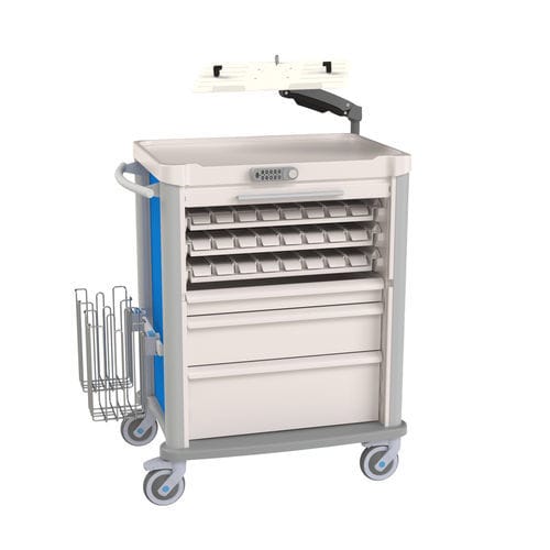 Carrinho hospitalar - Eolis® - VILLARD MÉDICAL - para hospital / para medicamentos / de transporte