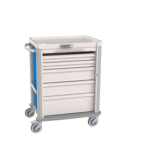 Carrinho hospitalar - Eolis® - VILLARD MÉDICAL - de transporte / de acondicionamento / para tratamentos