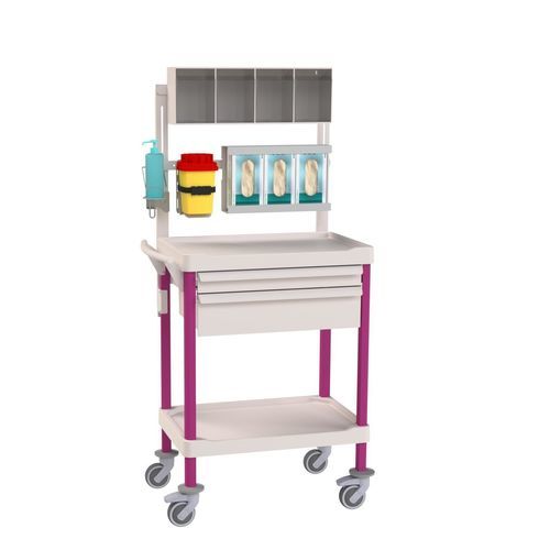 Carrinho hospitalar - Eolis® - VILLARD MÉDICAL - para consumíveis / de transporte / de acondicionamento