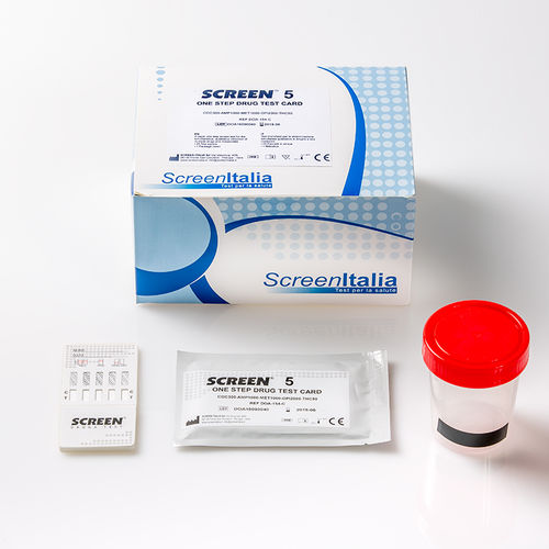 Teste rápido de despistagem de droga - SC-0104-25 - SCREEN ITALIA - para metabólitos urinários / para cocaína / para metanfetaminas