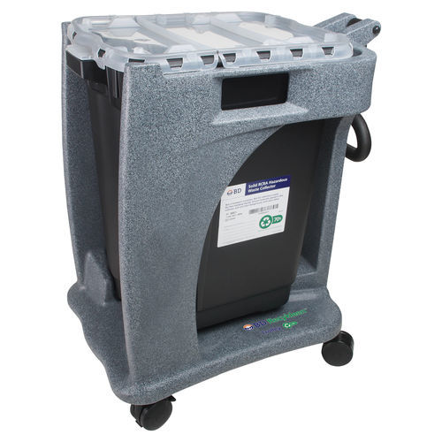 Carrinho hospitalar - Recykleen™ - BD - para uso geral / coletor de lixo / de serviço