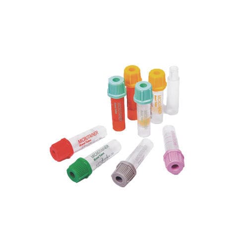 Tubo de coleta para laboratório - Microtainer® - BD - cilíndrico / de sangue capilar / para coleta de amostras