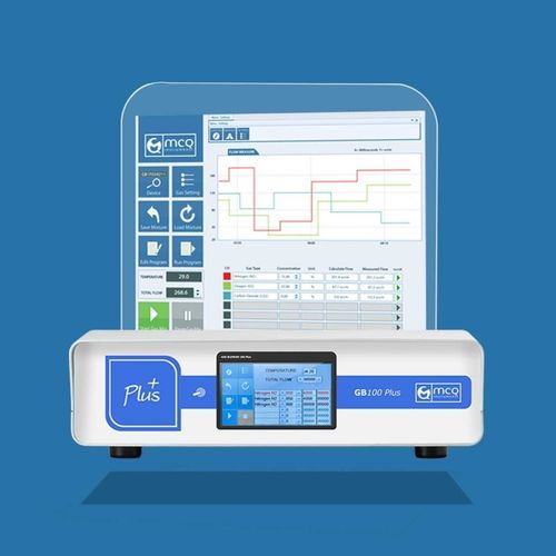 Misturador de gases de laboratório - GB 100 PLUS - MCQ Instruments - digital / com touch screen / com Bluetooth