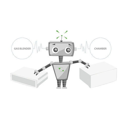 Sistema de supervisão e de controle de laboratório - MCQ Instruments - para gases medicinais / automático / contínuo