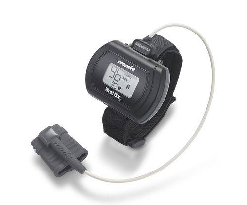 Oxímetro de pulso compacto - WristOx2® 3150 - Nonin - de punho / médico-hospitalar / para internação domiciliar