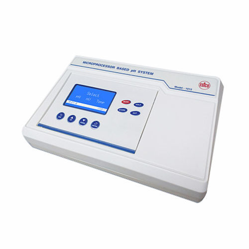 Medidor de pH de laboratório - 1015  - Electronics India - de bancada / com termômetro