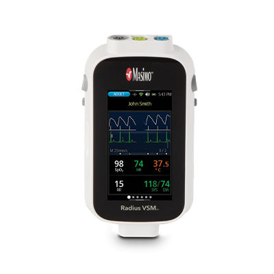 Monitor de sinais vitais modular - Radius VSM™ - Masimo - de cabeceira / vestível / TEMP