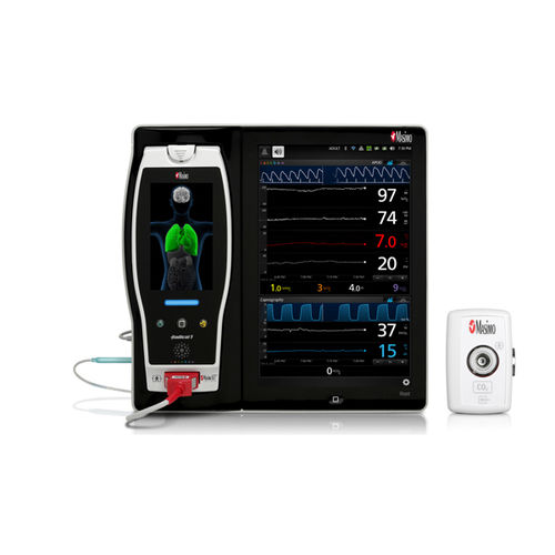 Monitor de paciente portátil - ISA™ - Masimo - compacto / de capnografia / para cuidados intensivos