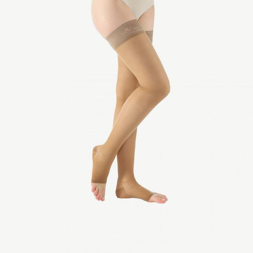 Meia 7/8 de compressão para prevenção de tromboembolismo venoso - Gibaud - para mulher