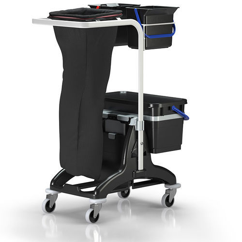 Carrinho hospitalar - 3P COMPACT PT - IPC - coletor de lixo / de limpeza / com balde