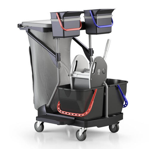 Carrinho hospitalar - REVOLUTION BLACK IS GREEN - IPC - de limpeza / com balde / 1 bolsa