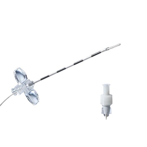 Cateter para drenagem de LCR - External Silverline® - Spiegelberg - lombar / em poliuretano (PU)