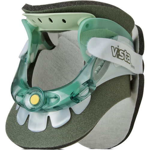 Colar cervical rígido - Vista®  - Breg - D (12 cm) / com apoio mentoniano / com abertura para traqueotomia