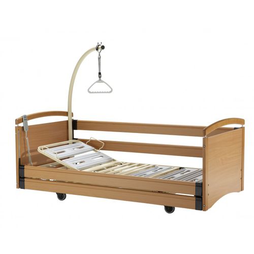 Cama médico-hospitalar - Euro 1000 Boiserie - HMS-VILGO - para permanência prolongada / elétrica / de altura regulável