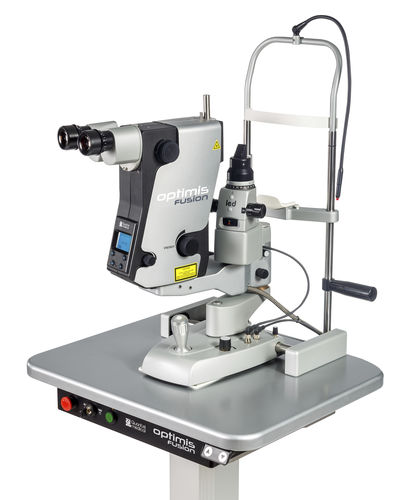 Laser oftalmológico - OPTIMIS FUSION - Quantel Medical - Ophthalmology - para capsulotomia / para trabeculoplastia / para iridotomia