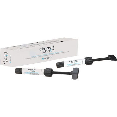 Cimento odontológico para restauração - CIMAVIT PHOTO  - ACTEON GROUP - para obturação do canal radicular / fotopolimerizável