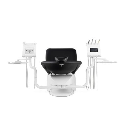 Conjunto odontológico com cadeira de acionamento elétrico - PACIFIC CHIR - Airel-Quetin - com apoio de cabeça regulável / ambidestro / com câmera intraoral