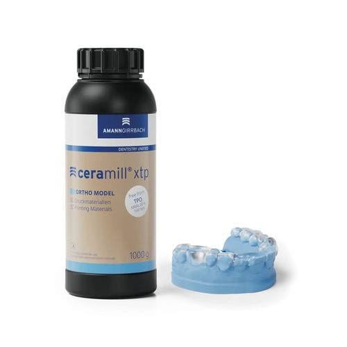 Material dentário para impressão 3D - Ceramill XTP Ortho - Amann Girrbach - em resina acrílica / para confecção de modelos