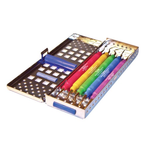 Estojo de esterilização para instrumentos odontológicos - #AEOVSSL5R - AMERICAN EAGLE INSTRUMENTS - perfurado