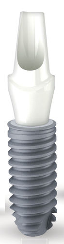 Implante dentário cilíndrico cônico - Axiom® REG - ANTHOGYR   - em titânio / trilobular interno