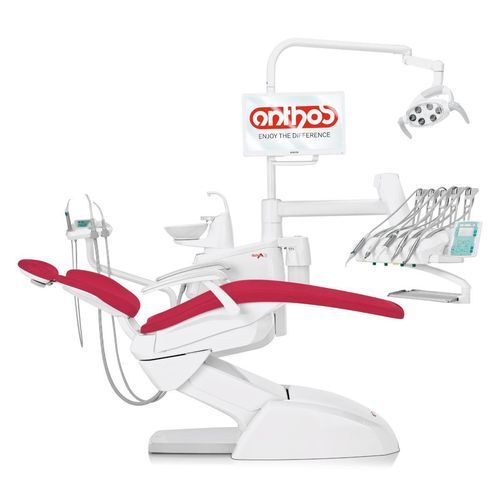 Conjunto odontológico com cadeira - A3  - Anthos   - compacto / com apoio de cabeça regulável / com monitor
