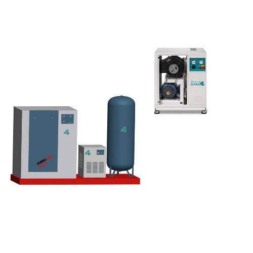 Sistema de compressão de laboratório - 4TEK SRL - para odontologia / hospitalar / tipo Scroll