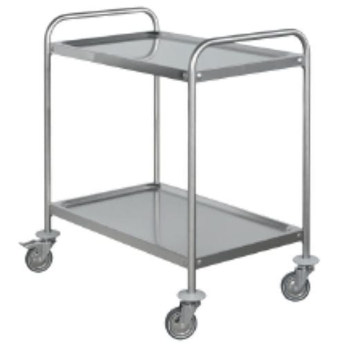 Carrinho hospitalar - QRX2 - ARIES MEDICAL Srl - em aço inoxidável / com prateleiras / móvel