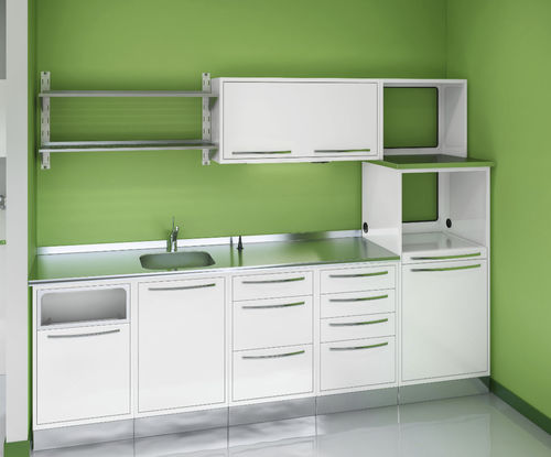 Sala de esterilização para o setor médico - ALIUS - ASTRA MOBILI METALLICI   - modular