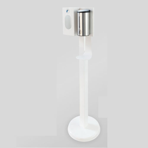 Dispensador de gel desinfetante - FOCUS - ASTRA MOBILI METALLICI   - de lenços umedecidos / de piso