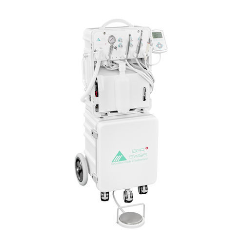 Conjunto odontológico portátil - SUPER-PORT - BPR Swiss - móvel / com mesa de equipo / com luz LED