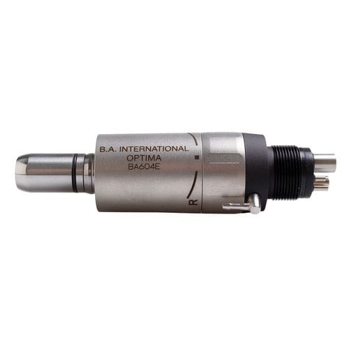 Micromotor odontológico - Optima BA604E - BA International - elétrico / com spray externo / autoclavável