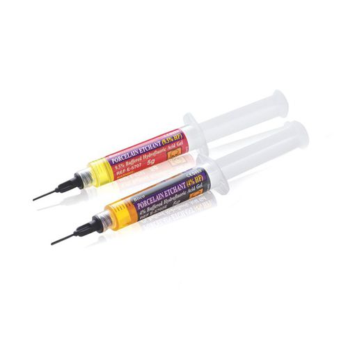 Material dentário em porcelana - Porcelain Etchant - BISCO - em resina acrílica / para restauração dentária / para bráquetes ortodônticos