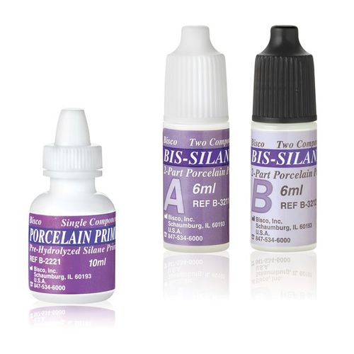 Material dentário em porcelana - Bis-Silane™ - BISCO - em resina acrílica / para restauração dentária / para bráquetes ortodônticos
