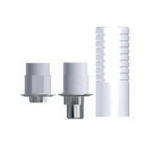 Pilar para implante em titânio - 41.15.00x, 41.16.00x series - Cendres+Métaux SA   - trilobular interno / reto / TiBase
