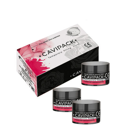 Cimento odontológico para obturação do canal radicular - CAVIPACK - CERKAMED   - para selamento de canal radicular / provisório