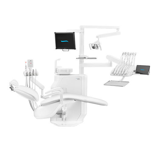 Conjunto odontológico com monitor - Model Pro 800 - DIPLOMAT DENTAL s.r.o. - com mesa de equipo