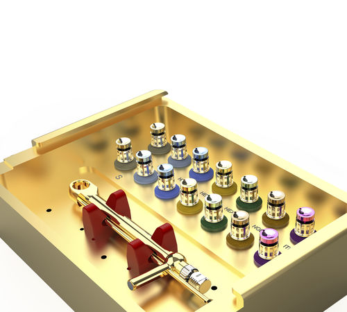 Kit de instrumentos para prótese dentária - C-TW2 - coxo Medical Instrument Co., Ltd.  