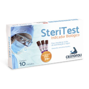 Indicador biológico de esterilização - SteriTest  - CRISTOFOLI EQUIPAMENTOS de SEGURANCA - LTdA   - médico-hospitalar
