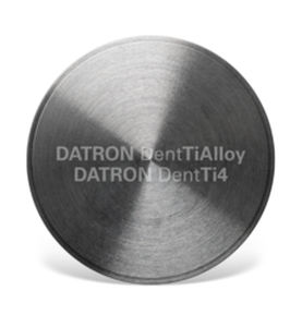 Material dentário em titânio - DATRON DentTiAlloy - DATRON - para coroas dentárias / para pontes dentárias / para restauração dentária
