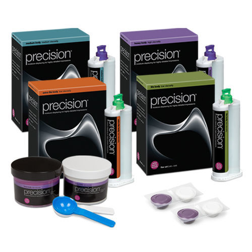 Material dentário de polivinilsiloxano - Precision® - DenMat Holdings - para moldeira de impressão