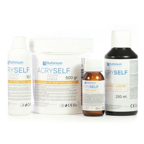Material dentário em resina acrílica - ACRY SELF RX - Ruthinium Group - para imagiologia dentária