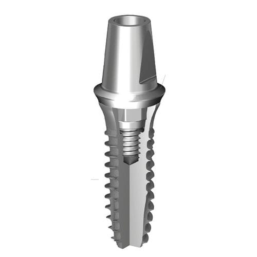Implante dentário cônico - SimpleLine II - Dentium - em titânio / de octágono interno / autorrosqueante