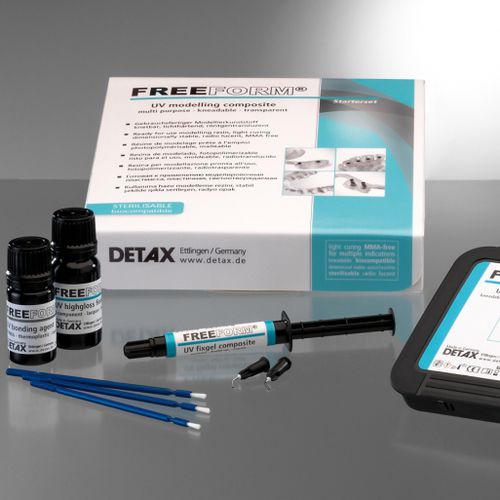 Material dentário em resina acrílica - Freeform® - DETAX GmbH & Co. KG   - para confecção de modelos / biocompatível / fotopolimerizável