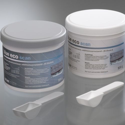 Material dentário em silicone - blue eco scan - DETAX GmbH & Co. KG   - de CAD/CAM / para laboratório de prótese dentária