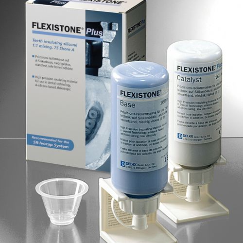 Material dentário em silicone - Flexistone® Plus - DETAX GmbH & Co. KG   - para laboratório de prótese dentária / para confecção de modelos / branco