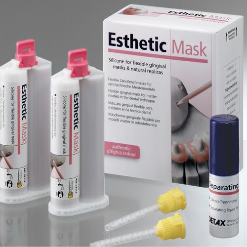 Material dentário em silicone - Esthetic Mask - DETAX GmbH & Co. KG   - gengival / para laboratório de prótese dentária / para confecção de modelos