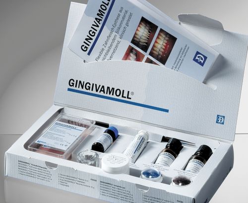 Material dentário em silicone - Gingivamoll® - DETAX GmbH & Co. KG   - para laboratório de prótese dentária / gengival / provisório