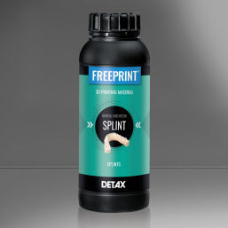 Material dentário em resina acrílica - FREEPRINT® splint - DETAX GmbH & Co. KG   - de fundição / para impressão 3D / gengival