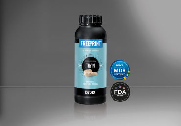 Material dentário em resina acrílica - FREEPRINT® TRYIN - DETAX GmbH & Co. KG   - para restauração dentária / para impressão 3D / fotopolimerizável